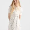 Μίνι φόρεμα από ποπλίν με floral print Μίνι φόρεμα από ποπλίν με floral print