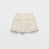 Μίνι φούστα από λινό με floral print Μίνι φούστα από λινό με floral print