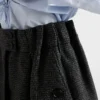 Μίνι φούστα από μάλλινο ύφασμα Gingham Check Moulina Μίνι φούστα από μάλλινο ύφασμα Gingham Check Moulina