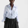Μίνι φούστα από μάλλινο ύφασμα Gingham Check Moulina Μίνι φούστα από μάλλινο ύφασμα Gingham Check Moulina
