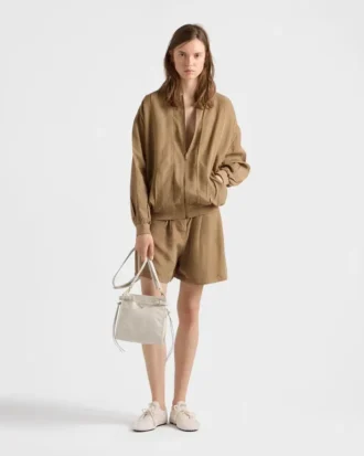 Μίνι τσάντα ώμου Prada Bonnie από δέρμα