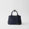 Μίνι τσάντα Prada Jardiniare από βαμβακερό καμβά Μίνι τσάντα Prada Jardiniare από βαμβακερό καμβά
