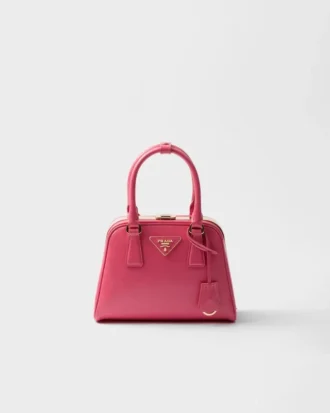 Μίνι τσάντα Prada Pyramid από δέρμα Saffiano