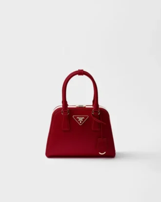 Μίνι τσάντα Prada Pyramid από δέρμα Saffiano