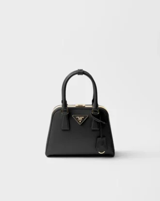Μίνι τσάντα Prada Pyramid από δέρμα Saffiano