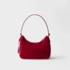 Μίνι τσάντα Prada Re-Edition 2005 από σουέτ