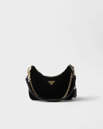Μίνι τσάντα Prada Re-Edition από βελούδο Μίνι τσάντα Prada Re-Edition από βελούδο