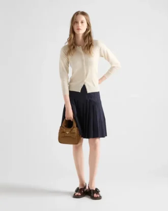 Μίνι τσάντα Re-Nylon με επένδυση και φιόγκο