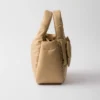 Μίνι τσάντα Re-Nylon με επένδυση και φιόγκο