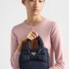 Μίνι τσάντα Re-Nylon με επένδυση και φιόγκο