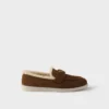 Μοκασίνια από σουέτ και shearling Μοκασίνια από σουέτ και shearling
