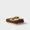 Μοκασίνια από σουέτ και shearling Μοκασίνια από σουέτ και shearling
