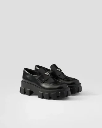 Monolith Loafers από βουρτσισμένο δέρμα