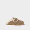 Μούλες από σουέτ και shearling Μούλες από σουέτ και shearling