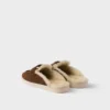 Μούλες από σουέτ και shearling Μούλες από σουέτ και shearling