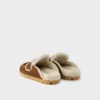 Μούλες από σουέτ και shearling Μούλες από σουέτ και shearling