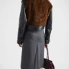 Μπουφάν από δέρμα και shearling Μπουφάν από δέρμα και shearling