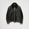 Μπουφάν από δέρμα Nappa και shearling Μπουφάν από δέρμα Nappa και shearling