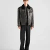 Μπουφάν από δέρμα Nappa και shearling Μπουφάν από δέρμα Nappa και shearling