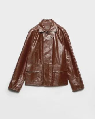 Μπουφάν Blouson από δέρμα με vintage εμφάνιση