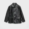 Μπουφάν Blouson από δέρμα με vintage εμφάνιση Μπουφάν Blouson από δέρμα με vintage εμφάνιση