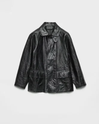 Μπουφάν Blouson από δέρμα με vintage εμφάνιση Μπουφάν Blouson από δέρμα με vintage εμφάνιση