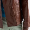 Μπουφάν Blouson από δέρμα με vintage εμφάνιση Μπουφάν Blouson από δέρμα με vintage εμφάνιση