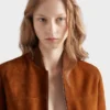 Μπουφάν Blouson από σουέτ Μπουφάν Blouson από σουέτ