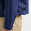 Μπουφάν Blouson από τεχνικό βαμβάκι με φερμουάρ Μπουφάν Blouson από τεχνικό βαμβάκι με φερμουάρ