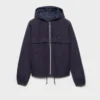 Μπουφάν Blouson με κουκούλα από τεχνικό ύφασμα Μπουφάν Blouson με κουκούλα από τεχνικό ύφασμα