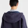Μπουφάν Blouson με κουκούλα από τεχνικό ύφασμα Μπουφάν Blouson με κουκούλα από τεχνικό ύφασμα