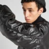 Μπουφάν Bomber από δέρμα Nappa Μπουφάν Bomber από δέρμα Nappa