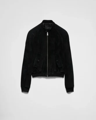 Μπουφάν Bomber από σουέτ