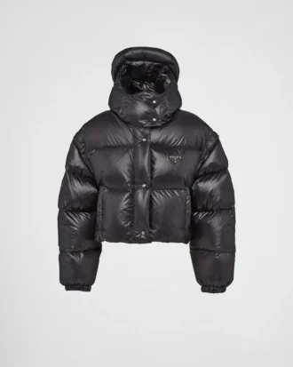 Μπουφάν με πούπουλα Re-Nylon Convertible Cropped