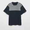 Oversized ριγέ βαμβακερό T-shirt Oversized ριγέ βαμβακερό T-shirt