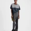 Oversized ριγέ βαμβακερό T-shirt Oversized ριγέ βαμβακερό T-shirt
