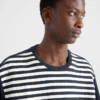 Oversized ριγέ βαμβακερό T-shirt Oversized ριγέ βαμβακερό T-shirt