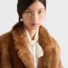 Παλτό με διπλό κούμπωμα από shearling Παλτό με διπλό κούμπωμα από shearling