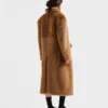 Παλτό με διπλό κούμπωμα από shearling Παλτό με διπλό κούμπωμα από shearling