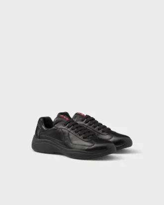 Πάνινα παπούτσια Prada America’s Cup από δέρμα νάπα