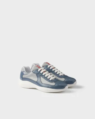 Παπούτσια Prada America’s Cup από λουστρίνι και τεχνικό ύφασμα