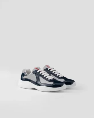 Παπούτσια Prada America’s Cup από λουστρίνι και τεχνικό ύφασμα Παπούτσια Prada America’s Cup από λουστρίνι και τεχνικό ύφασμα