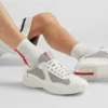 Παπούτσια Prada America’s Cup από λουστρίνι και τεχνικό ύφασμα