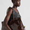 Πολύ μεγάλη δερμάτινη τσάντα Prada Bonnie Πολύ μεγάλη δερμάτινη τσάντα Prada Bonnie