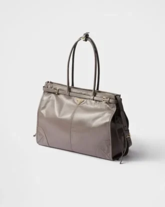 Πολύ μεγάλη δερμάτινη τσάντα Prada Bonnie