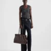 Πολύ μεγάλη δερμάτινη τσάντα Prada Bonnie Πολύ μεγάλη δερμάτινη τσάντα Prada Bonnie