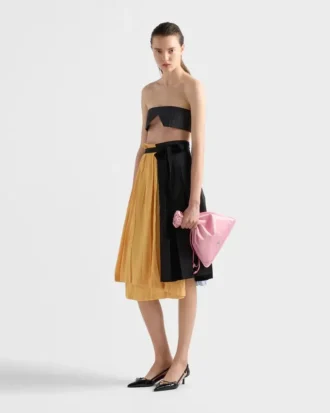 Πορτοφόλι Prada Wish από μετάξι Duchesse Πορτοφόλι Prada Wish από μετάξι Duchesse