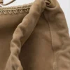 Πουγκί Prada Wish από σουέτ Πουγκί Prada Wish από σουέτ