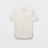 Πουκάμισο Chambray με κοντά μανίκια Πουκάμισο Chambray με κοντά μανίκια
