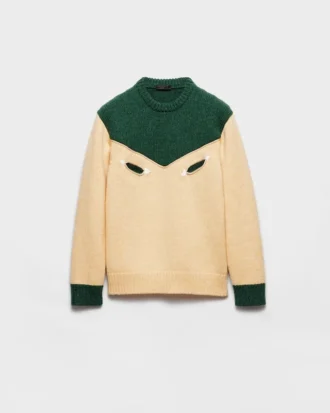 Πουλόβερ από μαλλί Shetland σε oversized μέγεθος